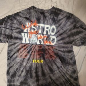 Travis Scott Astro world no bystanders Tour shirt